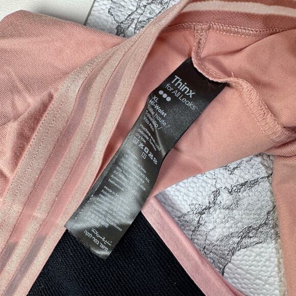 Thinx Light Absorbency Hi-Waist Underwear Womens XL Desert Rose Lot of 2 - Picture 6 of 8